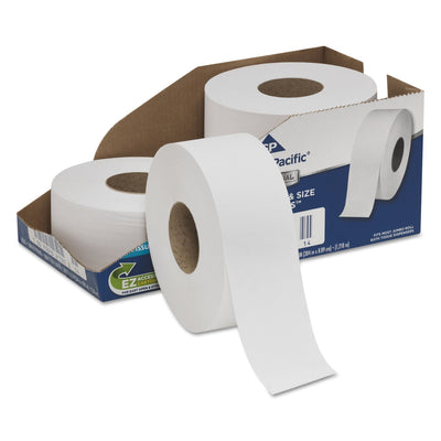 Georgia-Pacific White Jumbo Bathroom Tissue, Septic Safe, 2-Ply, 3 1/2 X 1000 Ft, 4/Carton - GPC2172114