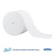 Scott Essential Coreless Srb Bathroom Tissue, Septic Safe, 2-Ply, White, 1000 Sheets/Roll, 36 Rolls/Carton - KCC04007