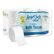 Georgia-Pacific Angel Soft Ps Compact Coreless Bath Tissue, Septic Safe, 2-Ply, White, 750 Sheets/Roll, 12 Rolls/Carton - GPC1937300