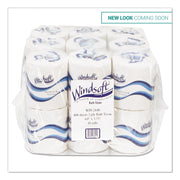Windsoft Bath Tissue, Septic Safe, 2-Ply, White, 4 X 3.75, 400 Sheets/Roll, 18 Rolls/Carton - WIN2440